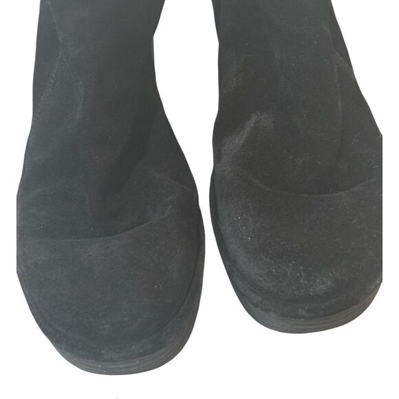 Ugg Australia Uggs Maylin Foldover Shearling Suede Boot Sz 6 Black - Picture 7 of 8